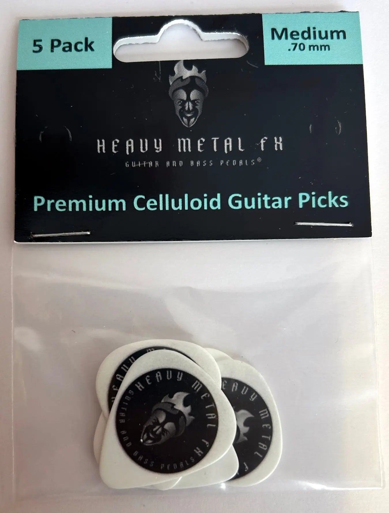 Heavy Metal FX Guitar Picks - Medium (.70mm) - Heavy Metal FX